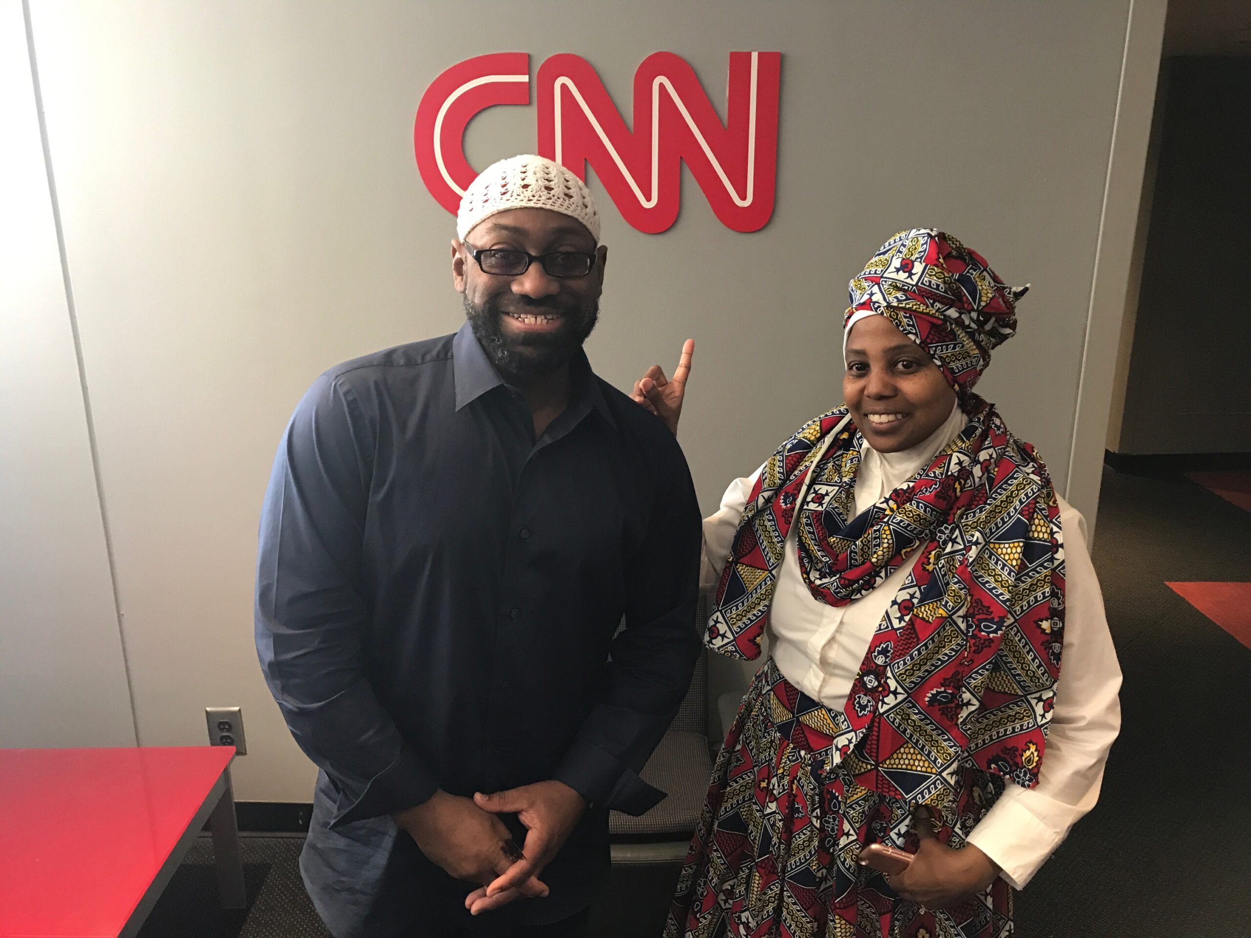Jenny and Rufus, Rufus and Jenny, Jenny Triplett and Rufus Triplett at CNN Studios, social media influencers, talk show