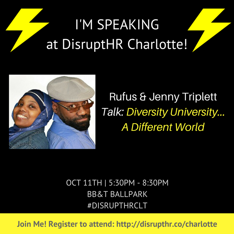 disrupt milwaukee, disrupt charlotte, rufus and jenny, jenny triplett, jenny going in with diversity, rufus and jenny do human resources