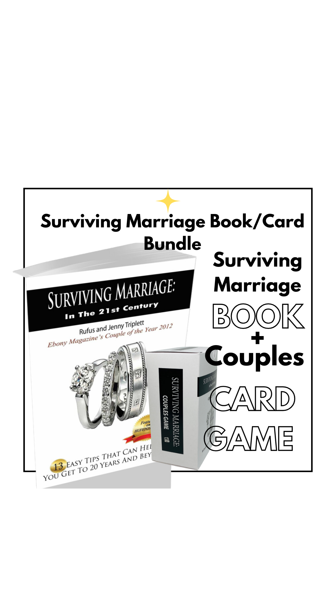 BUNDLE – Surviving Marriage Autographed Book & Card Game