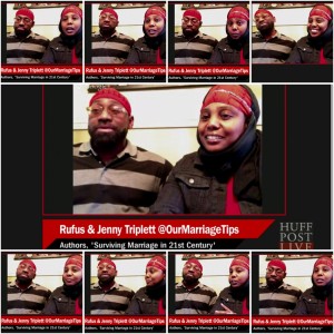 Jenny and Rufus on Huff Post LIVE on Surviving Marriage Tips