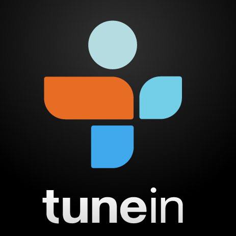 Tunein logo on rufus and jenny triplett.com